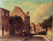 unknow artist European city landscape, street landsacpe, construction, frontstore, building and architecture. 109 USA oil painting reproduction